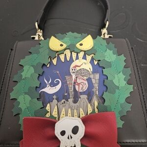 Loungefly Black and Green Crossbody Bag